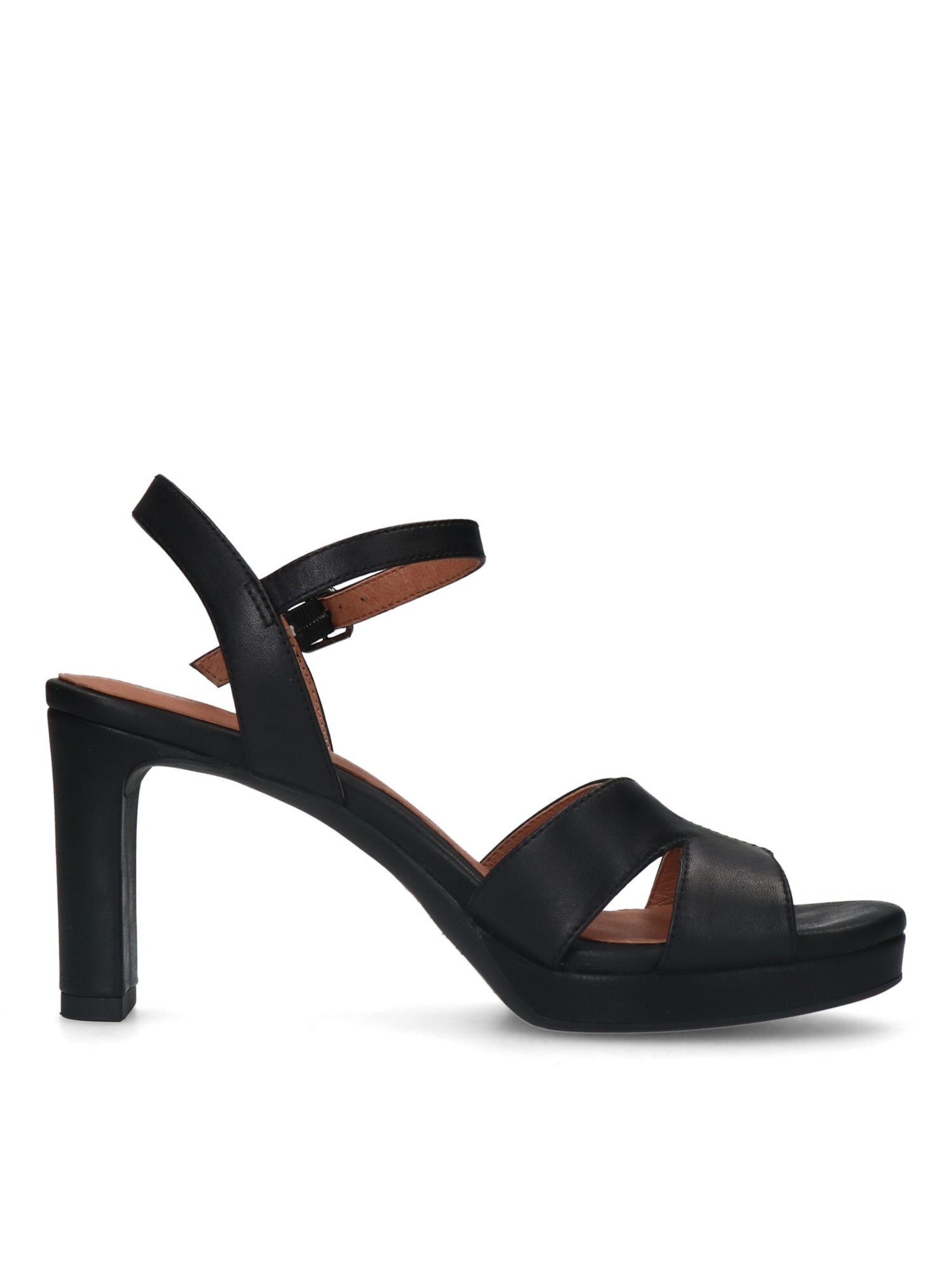 no stress Strap Sandals in Black