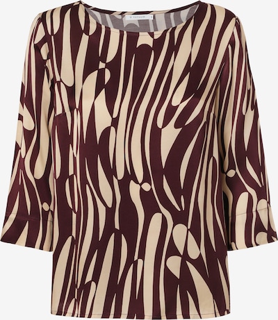 TATUUM Bluse in beige / bordeaux, Produktansicht