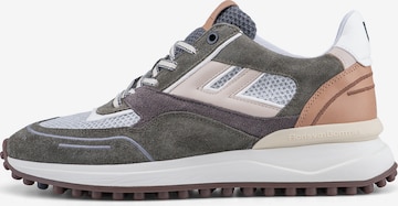 Sneaker bassa 'NOPPI 29' di Floris van Bommel in verde: frontale