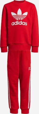 Tuta da jogging 'Adicolor' di ADIDAS ORIGINALS in rosso: frontale