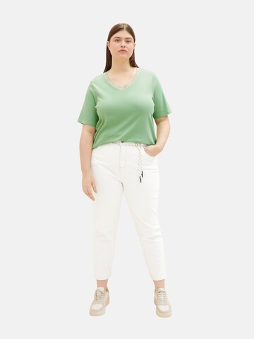 Tom Tailor Women + Shirt in Green