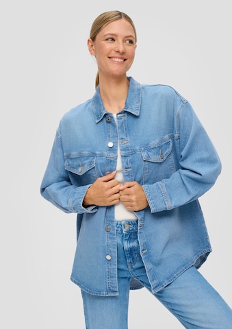 s.Oliver Blouse in Blauw: voorkant