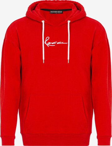 Redbridge Sweatshirt 'Mansfield' in Red: front