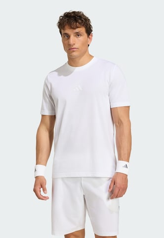 ADIDAS PERFORMANCE - Camiseta funcional en blanco: frente