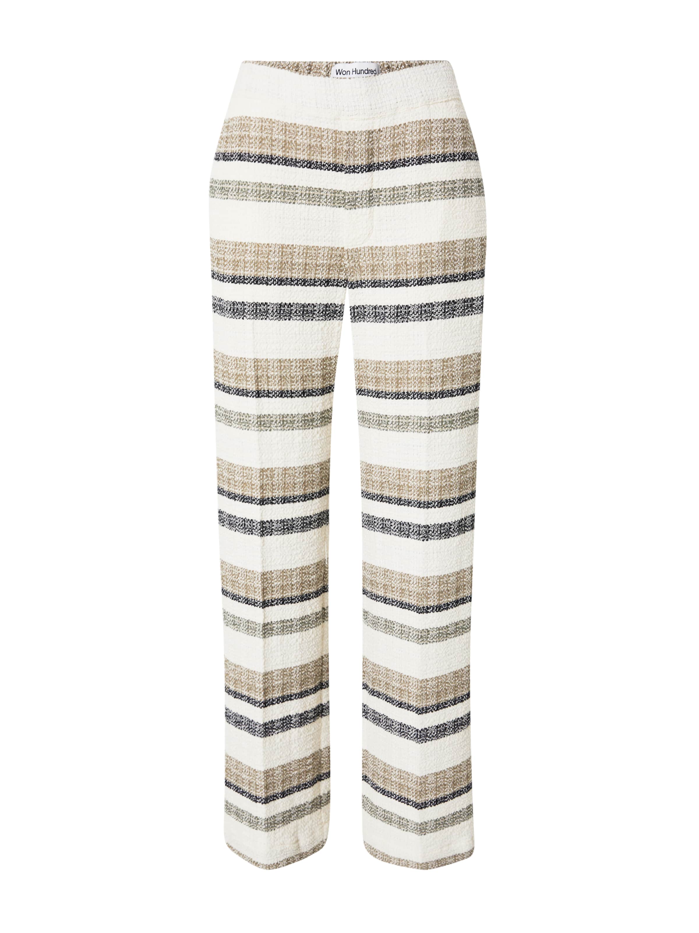 Won Hundred Разкроени Панталон 'Paige' в пъстро: отпред