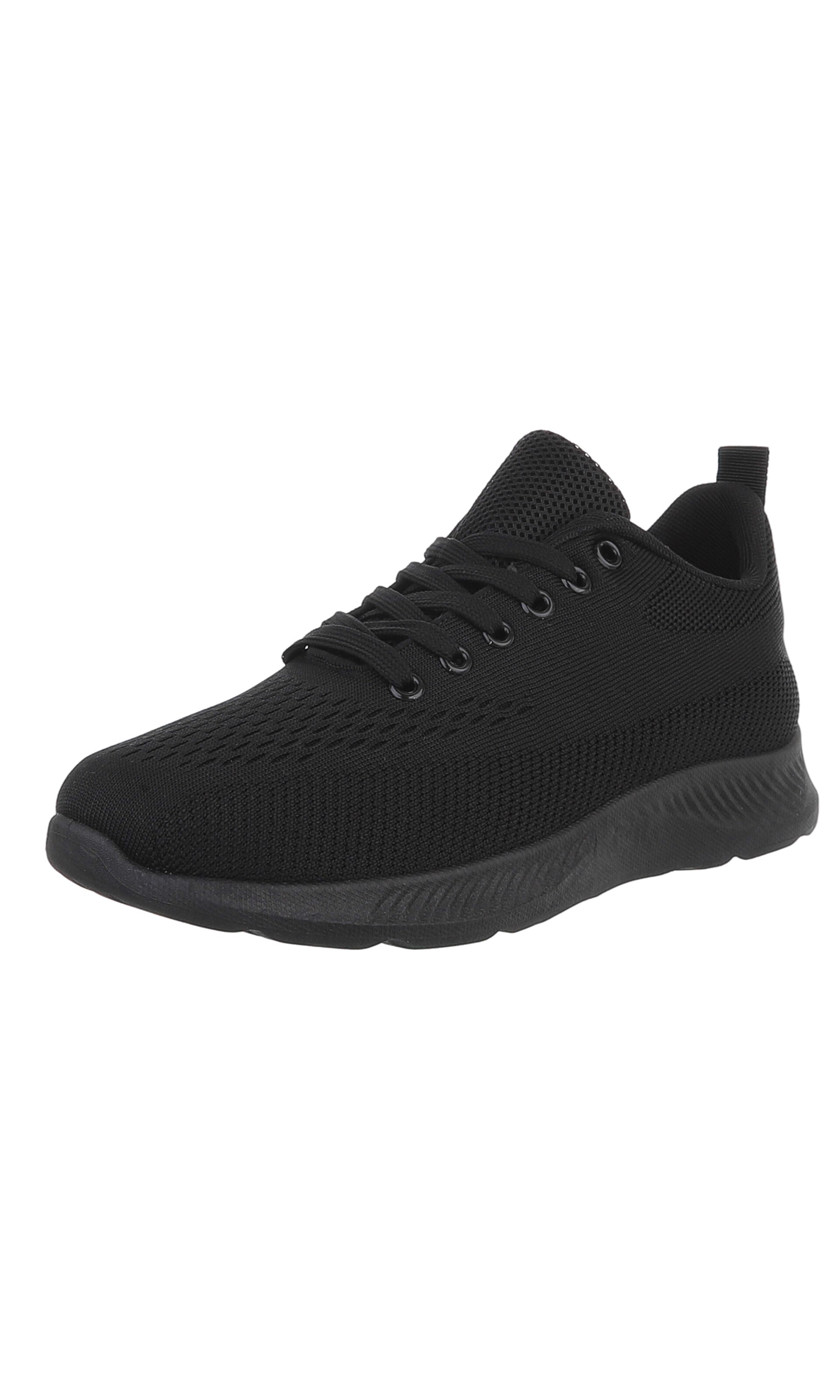 CoolWalk Freizeitschuhe ' Sneakers ' in Schwarz: Vorderseite
