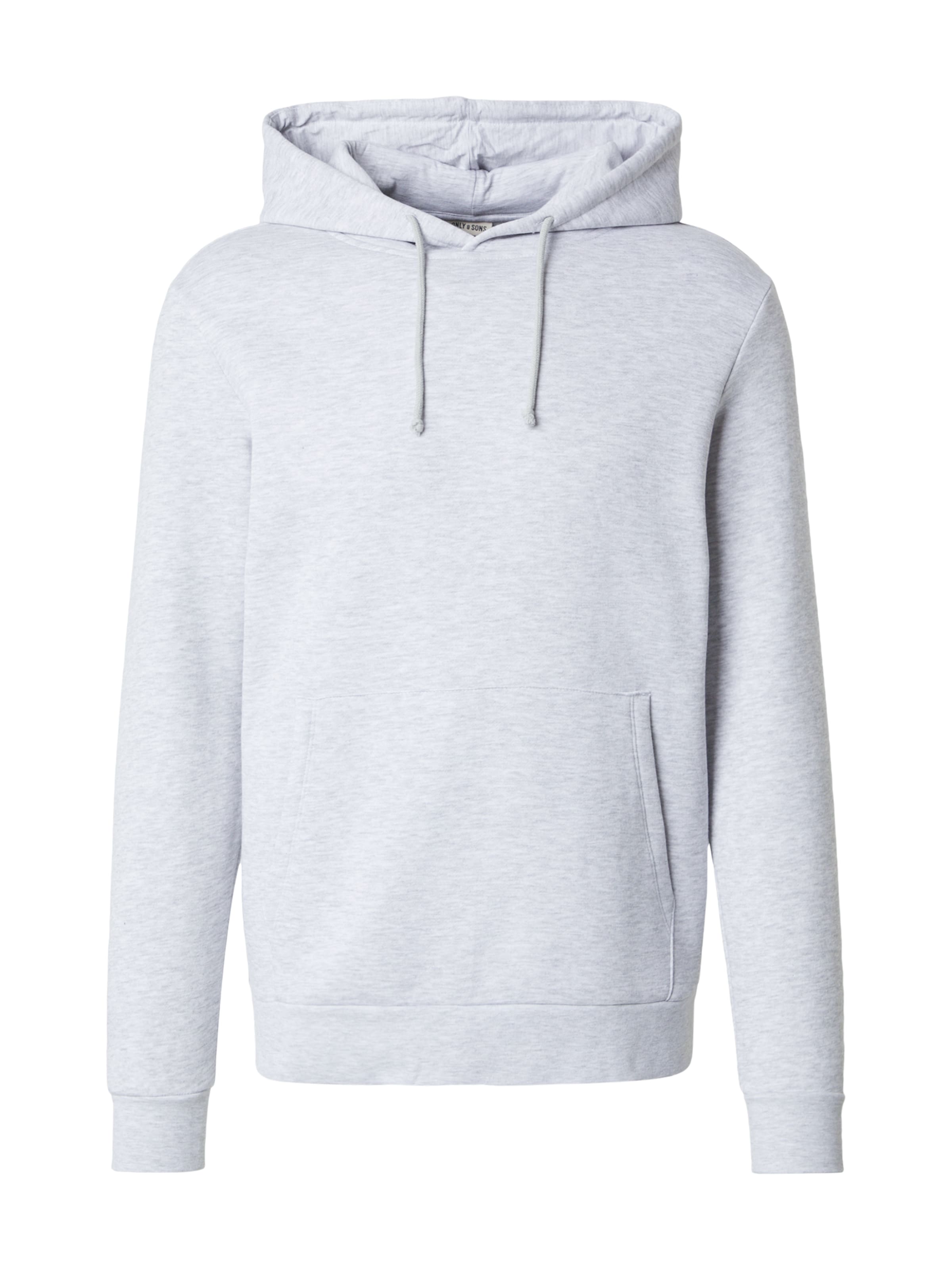 Only & Sons Sweatshirt 'ONSCHASE' in Grey: front