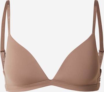 Tommy Hilfiger Underwear Trojúhelníková Podprsenka 'Essential' – béžová: přední strana