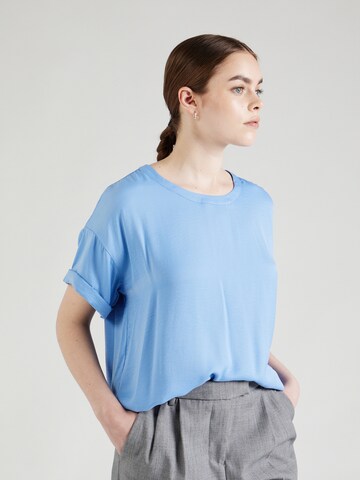 T-shirt 'Maluca' MSCH COPENHAGEN en bleu : devant