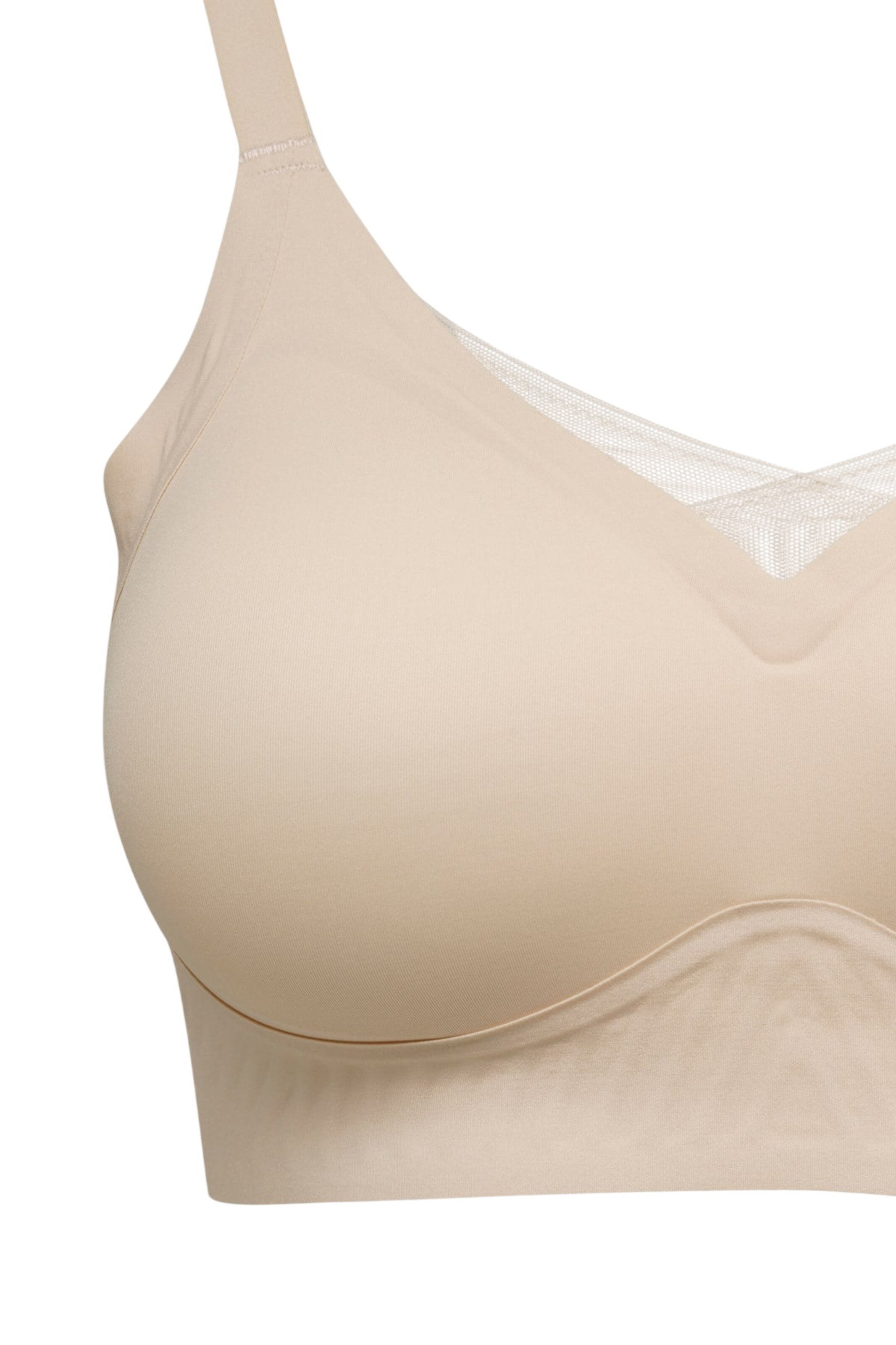 C&City Bralette Bra in Beige