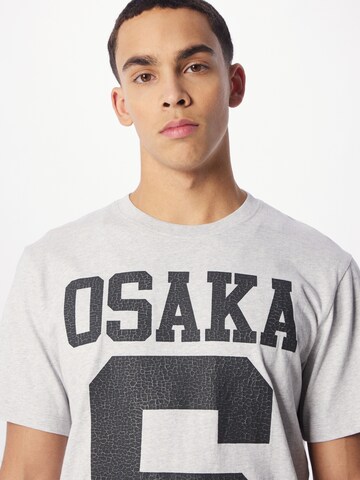 Maglietta 'Osaka' di Superdry in grigio