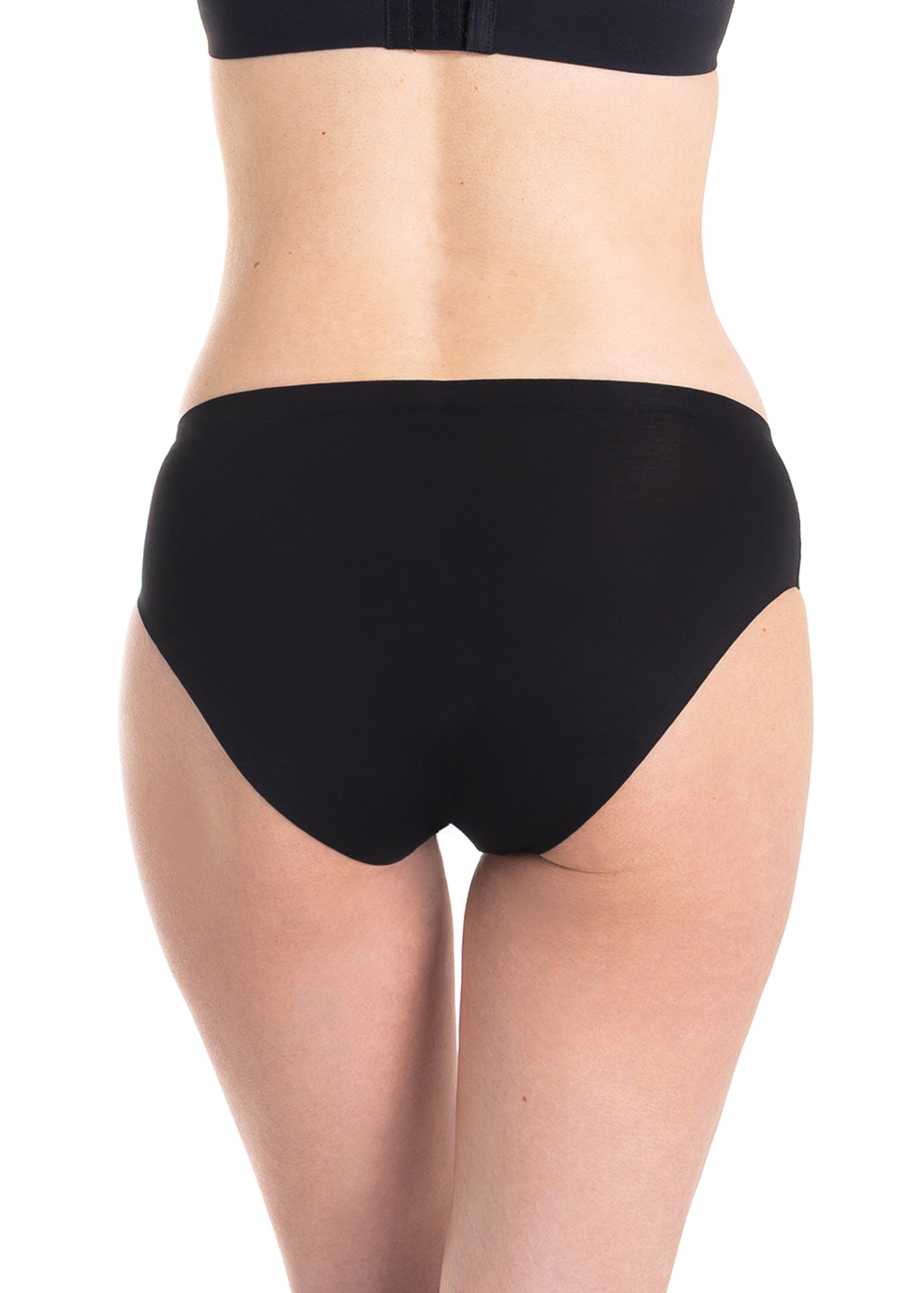 juoda MAGIC Bodyfashion Moteriškos kelnaitės 'Bare To Go'
