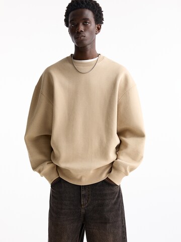Felpa di Pull&Bear in beige: frontale