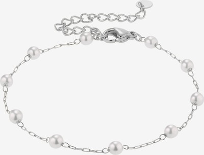 Heideman Bracelet 'Elula' en argent / blanc perle, Vue avec produit