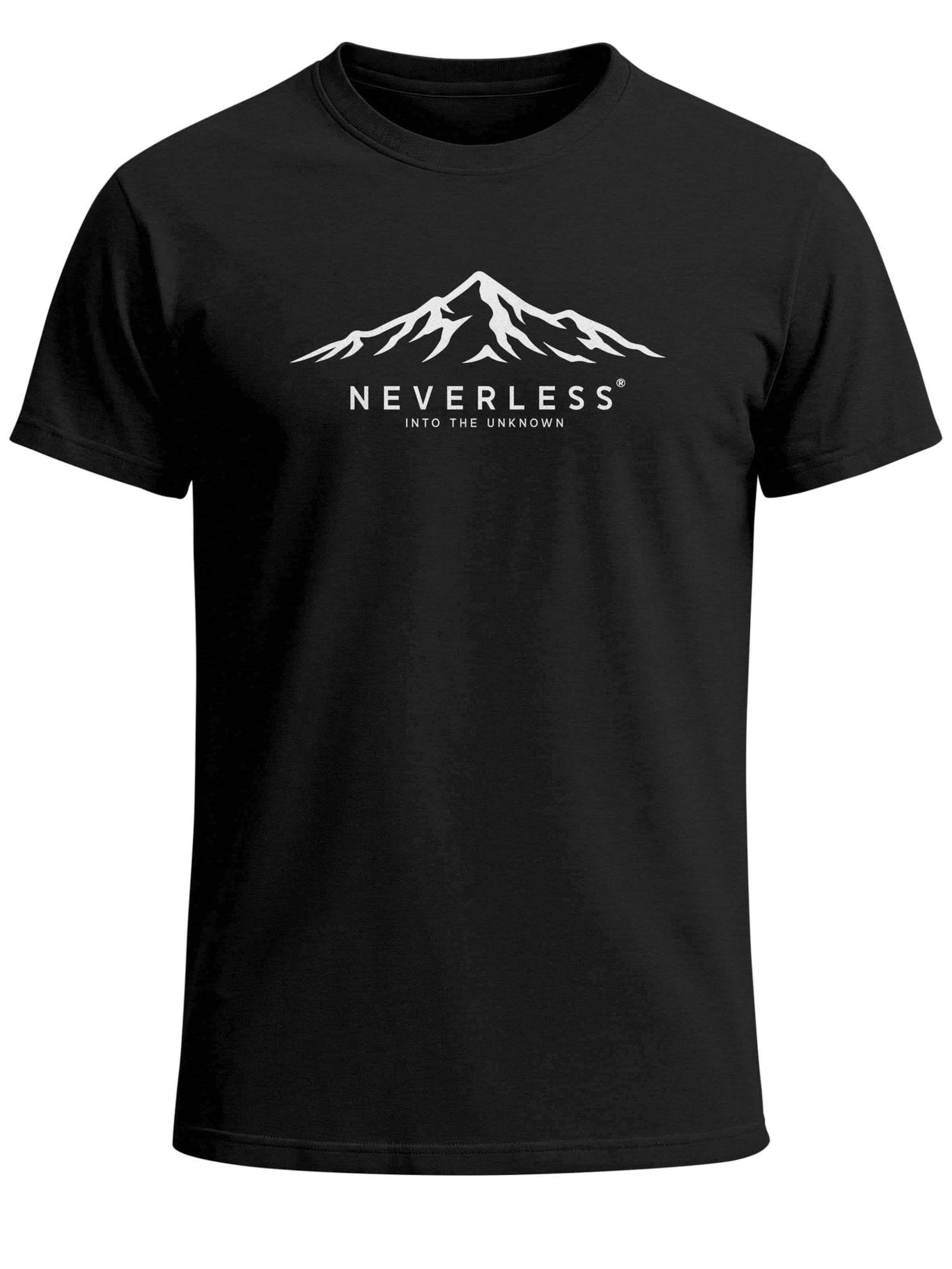 Neverless Shirt 'Berg Unknown' in Black, Item view