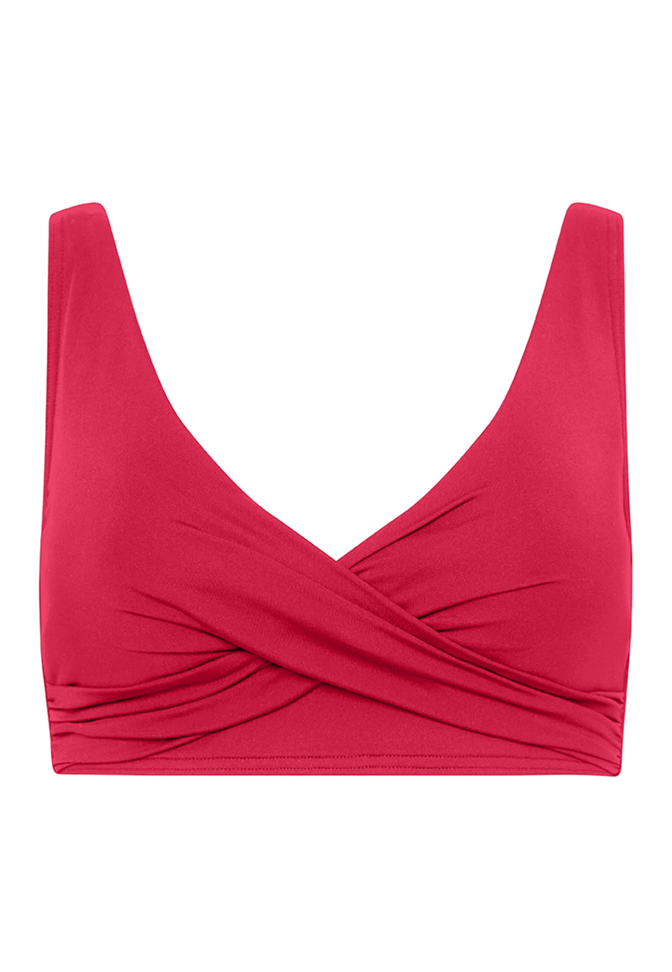 SEA LEVEL Bikini Top 'Essentials Edit' in Red: front
