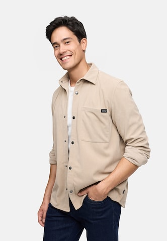 Coupe regular Chemise 'INNemoto' INDICODE JEANS en beige