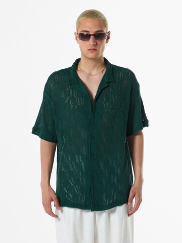 Camicia 'Cowslip' di VAMOS CLO in verde: frontale