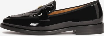 Kazar Classic Flats in Black: front