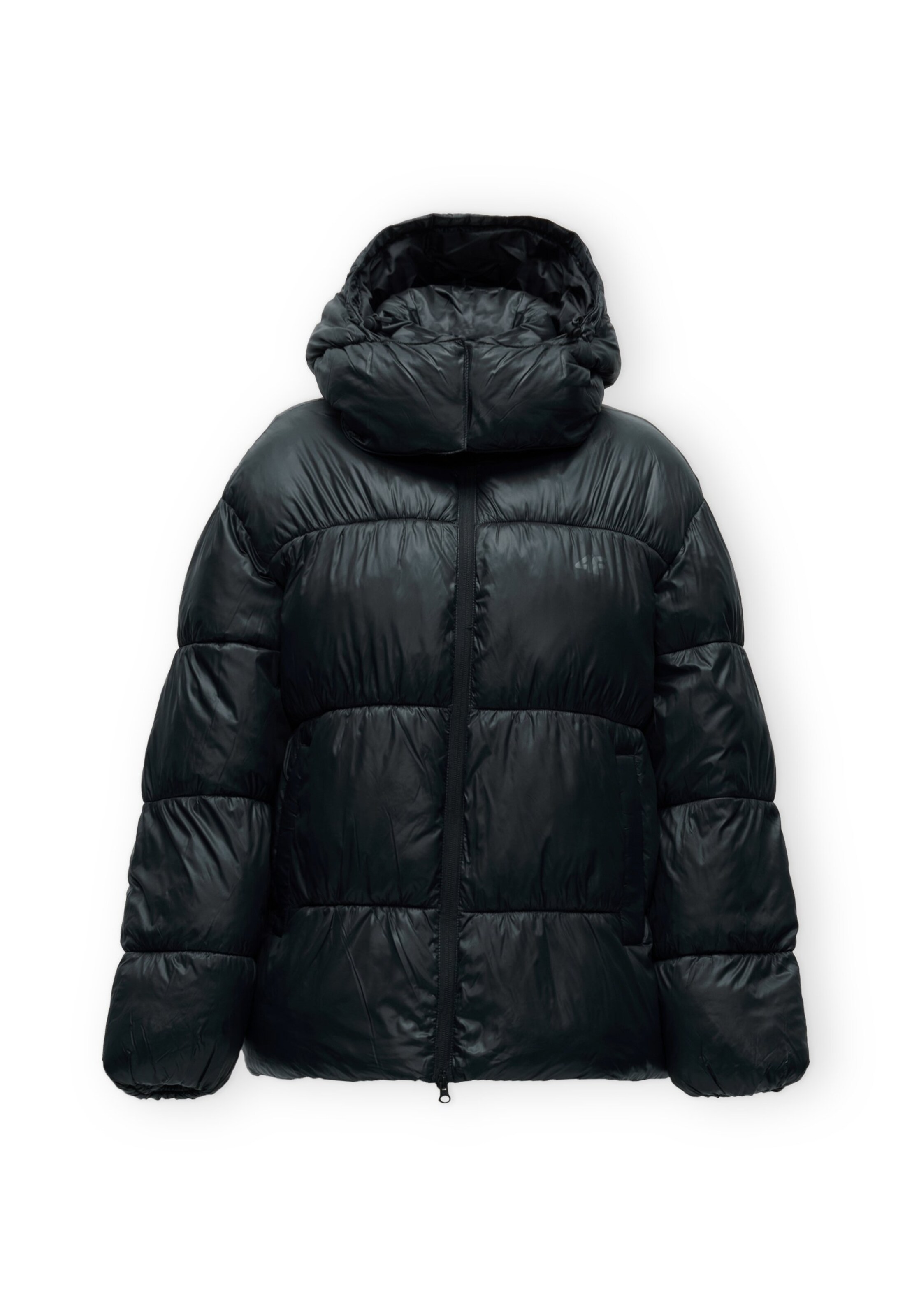 4F Outdoor jacket in Black: front