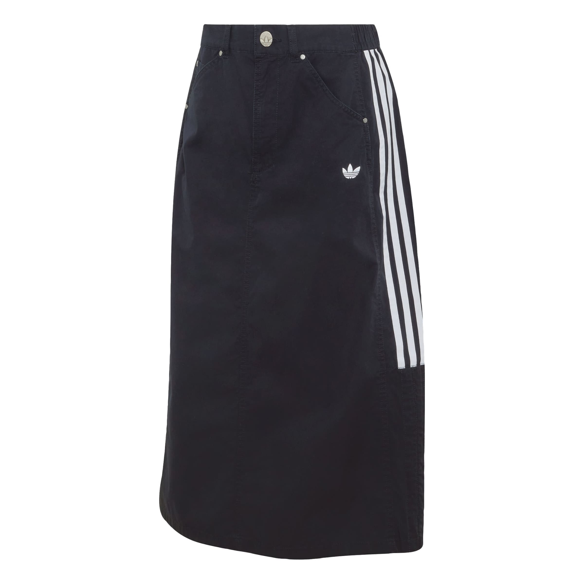 Gonna di ADIDAS ORIGINALS in nero: frontale