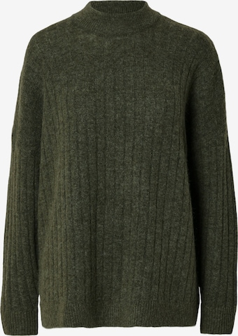 SELECTED Pullover 'MALINE' in Grün: Vorderseite