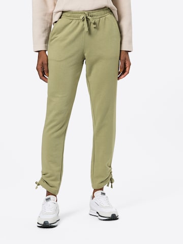 Regular Pantaloni de la TOM TAILOR pe verde: față