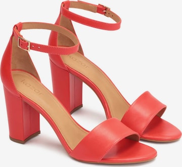 Sandales Kazar en rouge