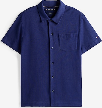 TOMMY HILFIGER Srajca | modra barva: sprednja stran