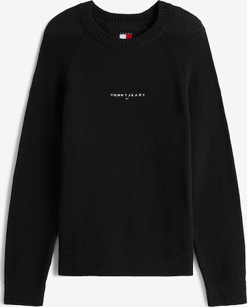 Tommy Jeans - Jersey en negro: frente