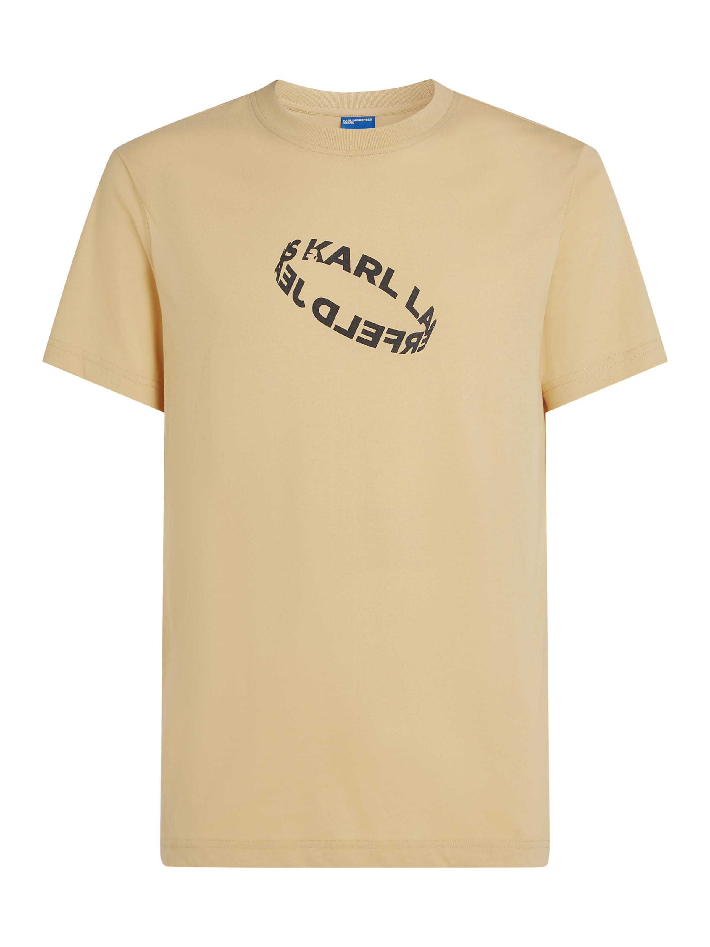 KARL LAGERFELD JEANS Majica | bež barva: sprednja stran