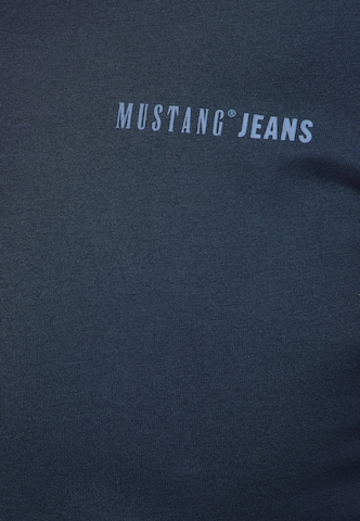 MUSTANG Tričko 'Austin' - Modrá