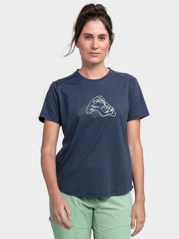 T-shirt fonctionnel 'Haberspitz' Schöffel en bleu : devant