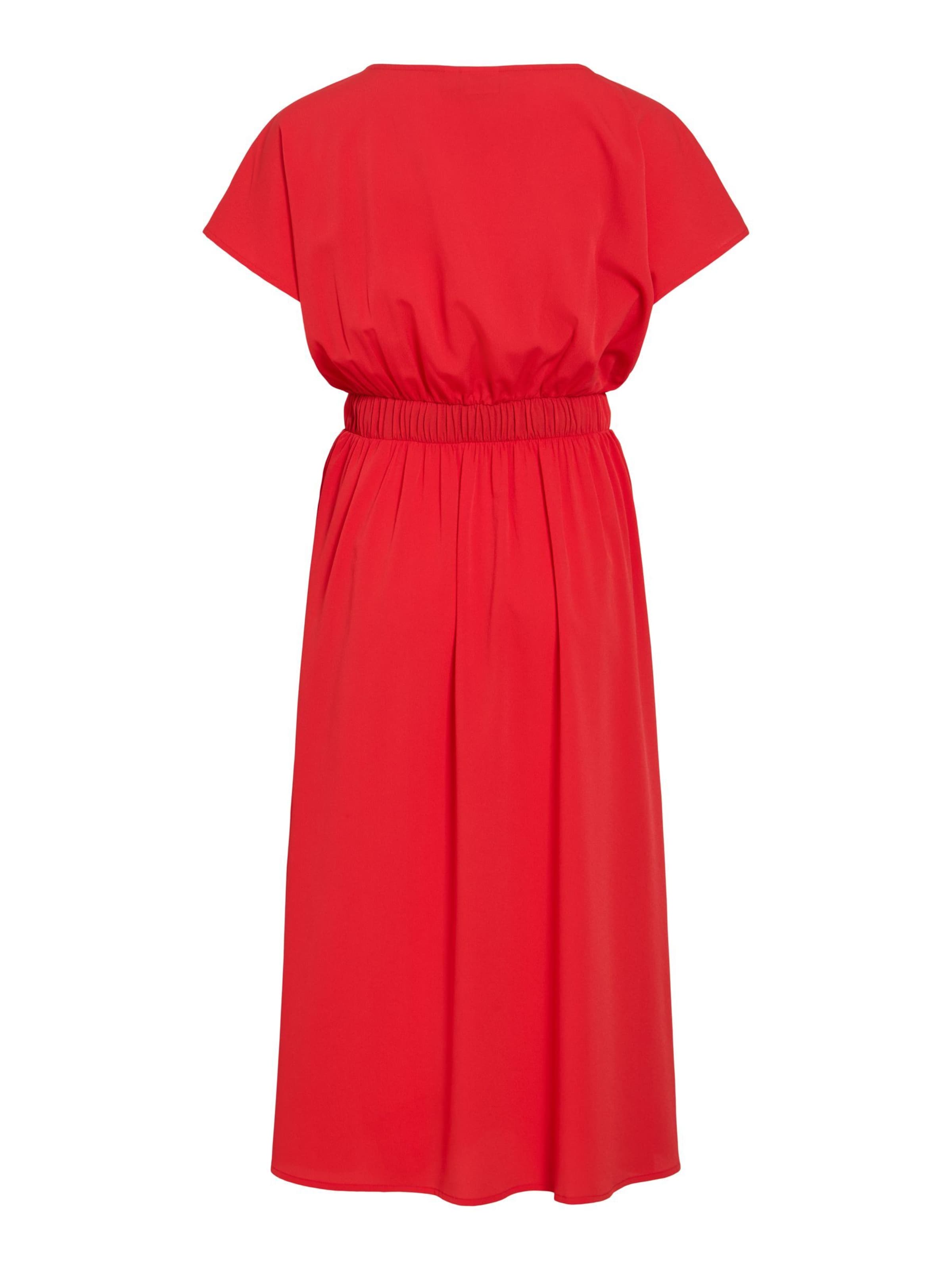 VILA Kleid 'VIMathilde' in Rot