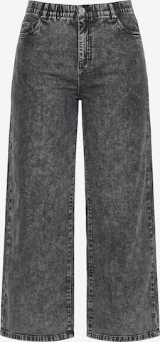Studio Untold Wide Leg Jeans in Grau: Vorderseite