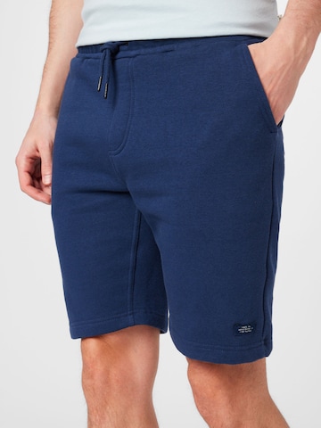BLEND Regular Shorts 'Downton' in Blau