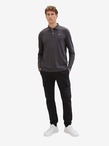 TOM TAILOR Poloshirt in Grau