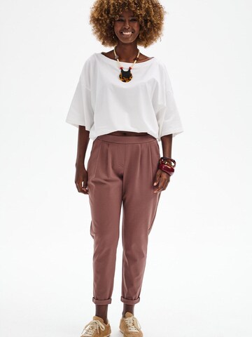 Blue Shadow Regular Pants 'Polo' in Brown