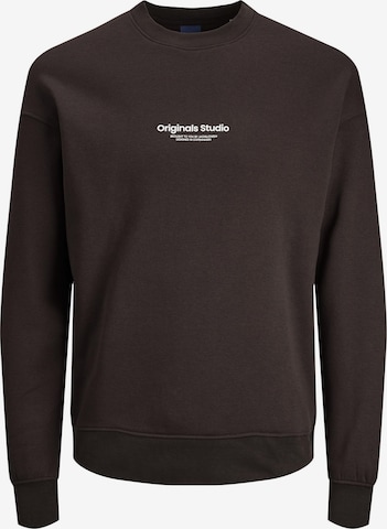 JACK & JONES - Sudadera en marrón: frente