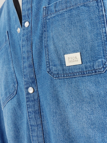 Fit confort Chemise Karl Lagerfeld en bleu