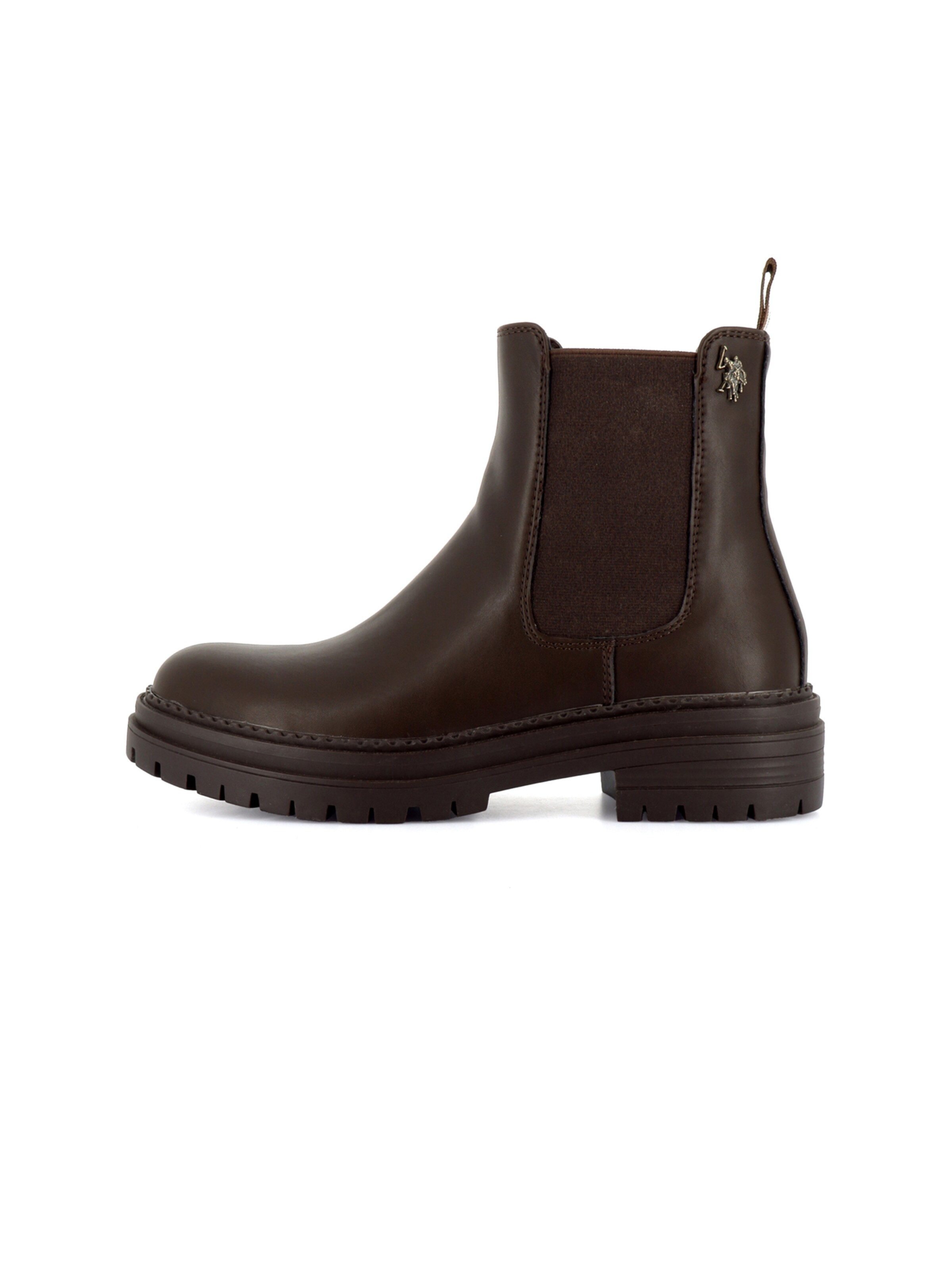 Bottines 'Nikita' US POLO ASSN. en marron : devant
