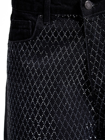 Regular Jean 'EMMA Straight High Rise' IT'S BASIC en gris