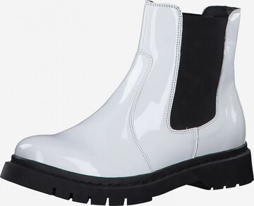 TAMARIS Chelsea boots in White: front