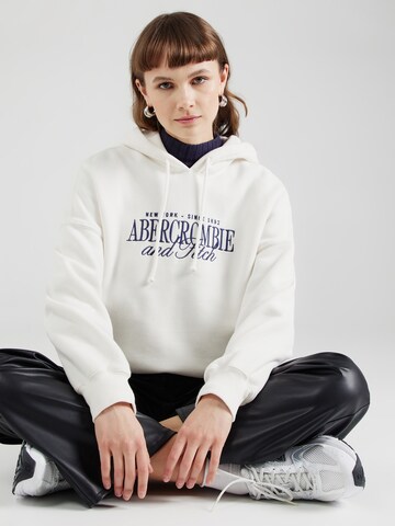 Abercrombie & Fitch Μπλούζα φούτερ σε μπεζ: μπροστά