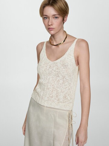MANGO Top 'LISBOA' in Beige: Vorderseite