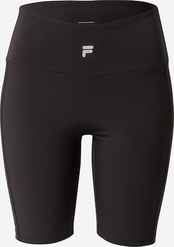 FILA Skinny Sporthose 'RAKANDA' in Schwarz: predná strana