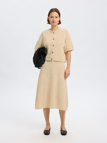Cardigan SELECTED en beige