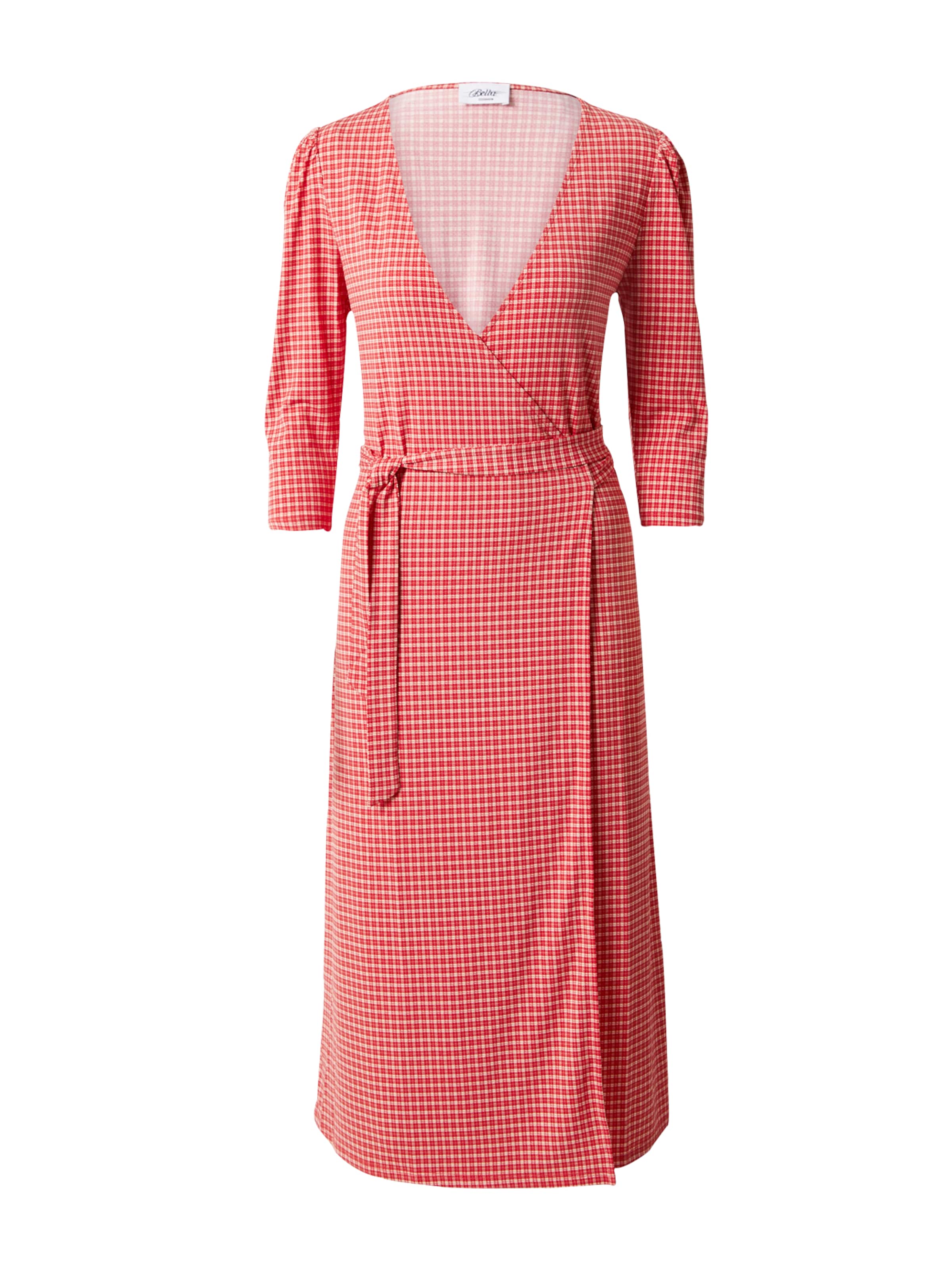 Bella x ABOUT YOU Kleita 'Danika', krāsa - ugunssarkans / balts, Preces skats