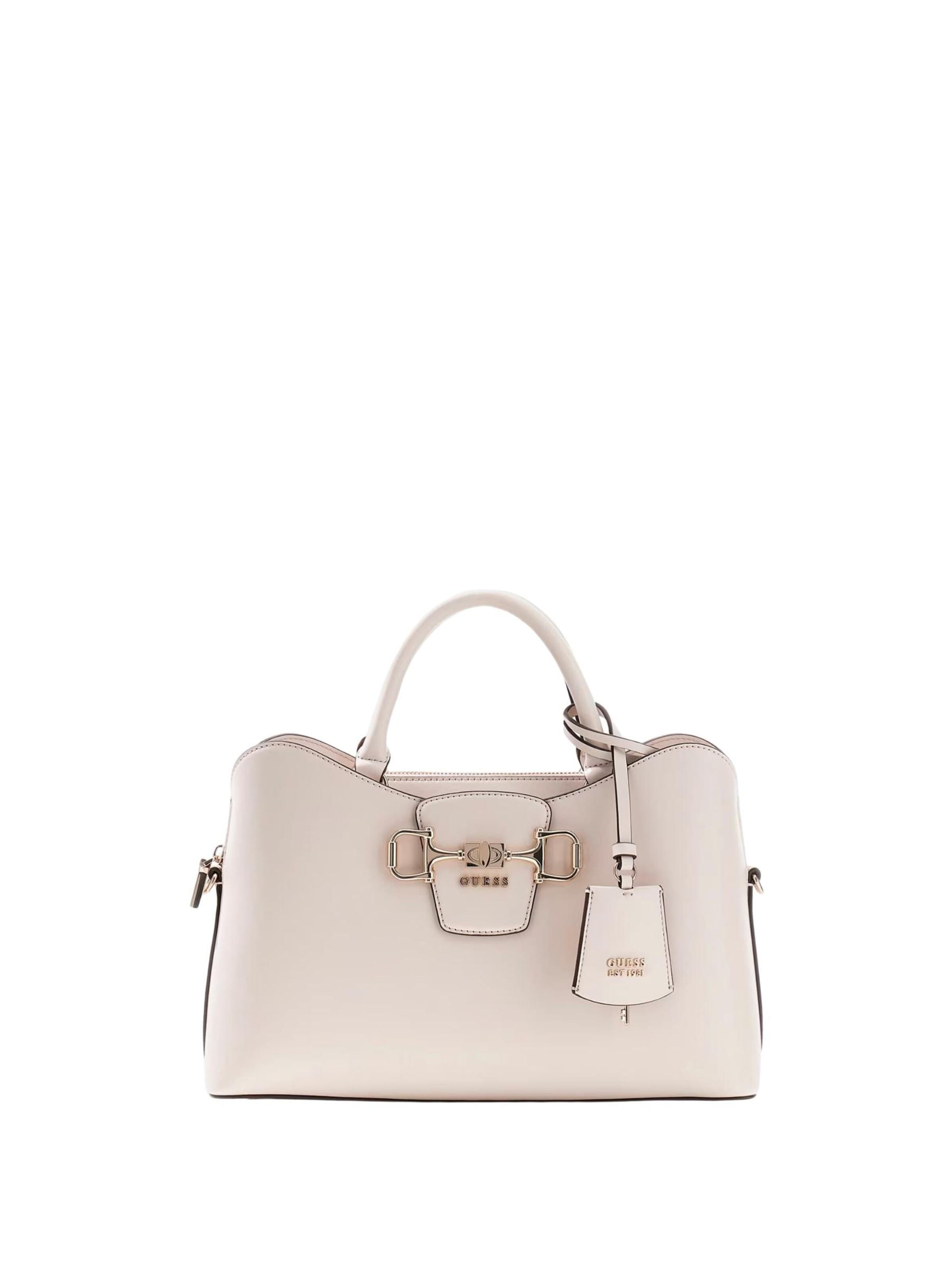 GUESS Handväska 'GUESS BORSA A MANO  JANIE' i rosa: framsida