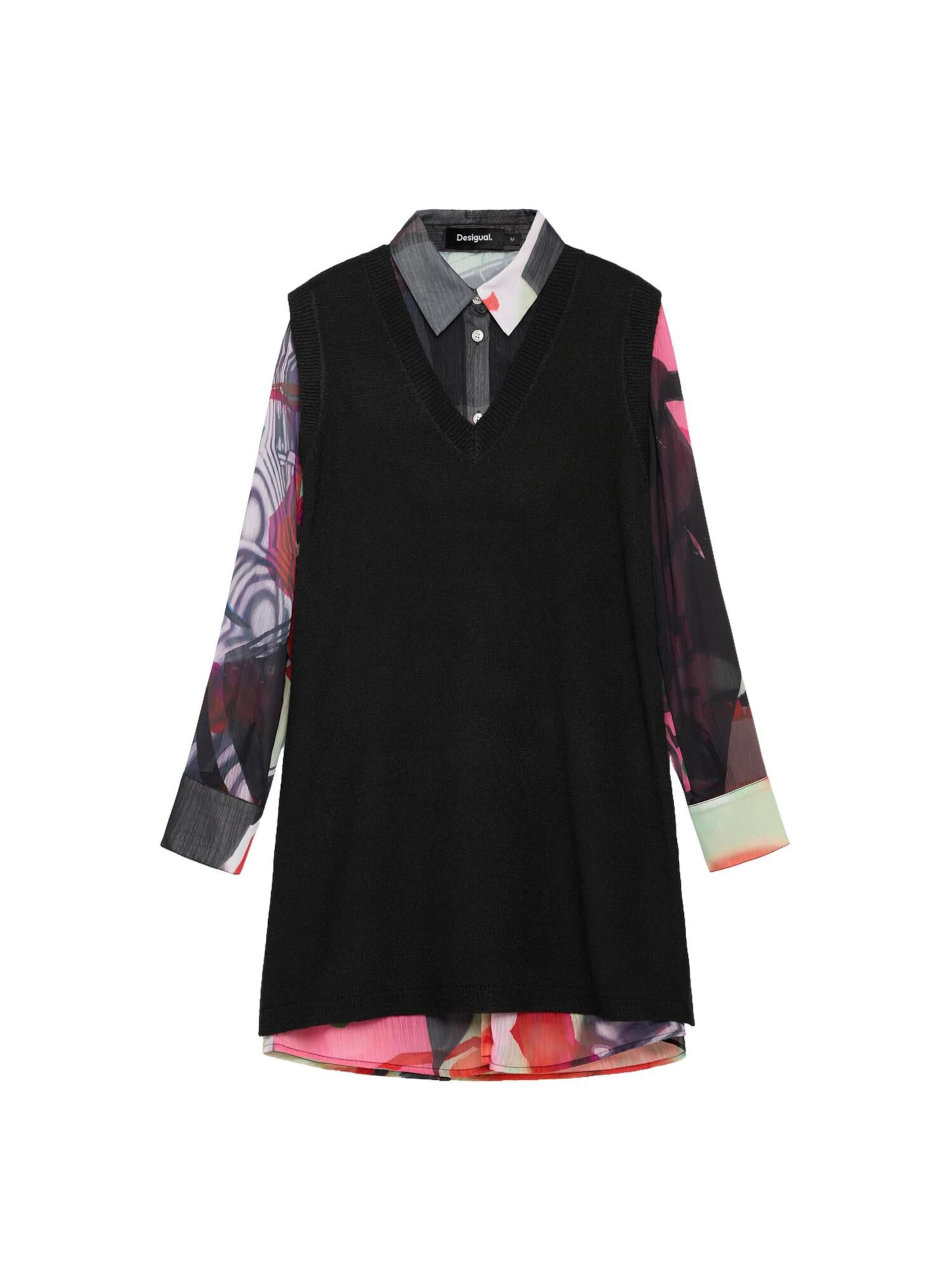 Desigual Košilové šaty ' M. C. Lacroix' – černá: přední strana